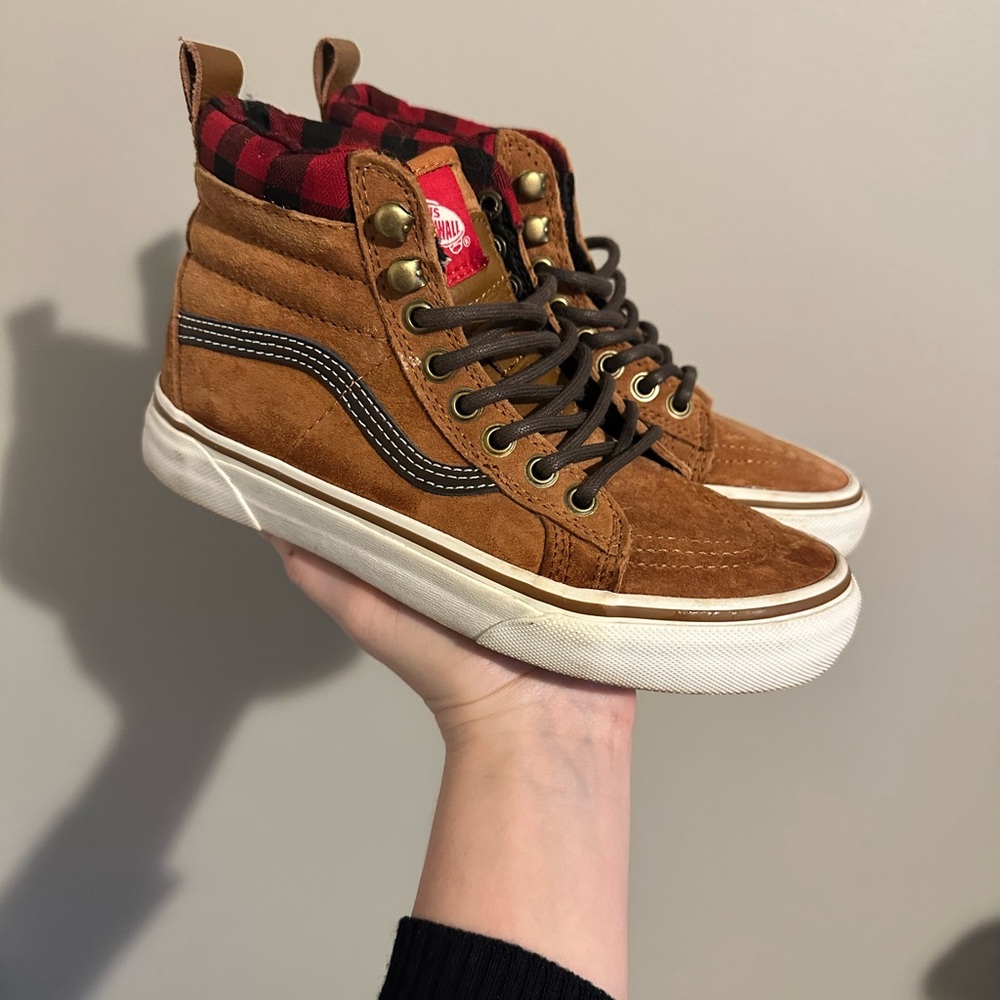 Vans Brown High-Top Sneakers